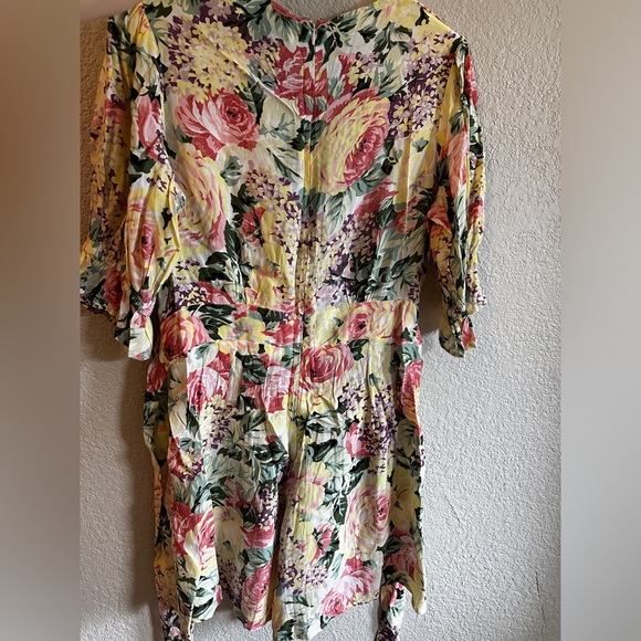 ANTHROPOLOGIE x FAITHFULL THE BRAND US 6/M Romper Ana Playsuit Floral - Picture 3 of 5